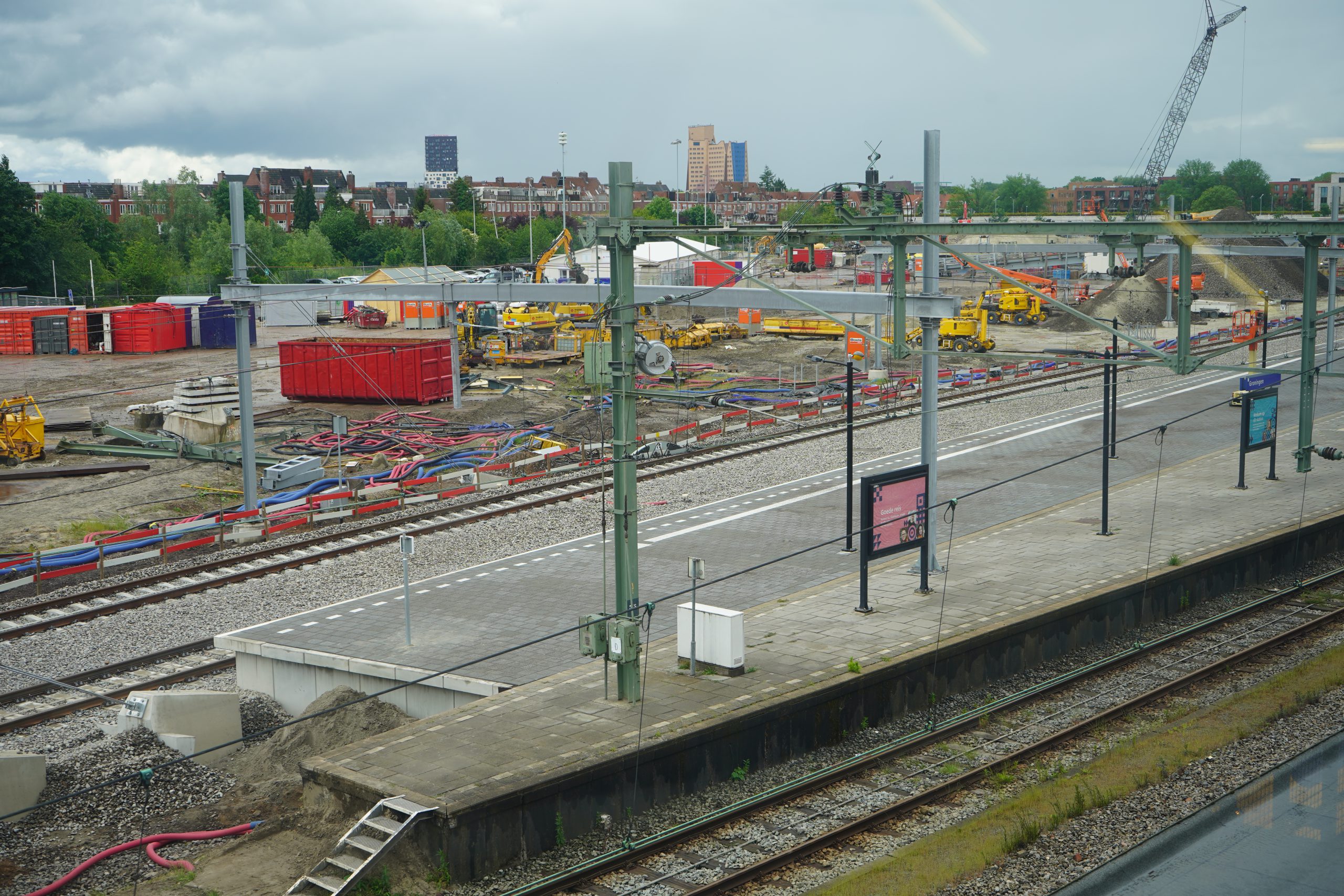 Bekijk het nieuwe spoordek van Station Groningen