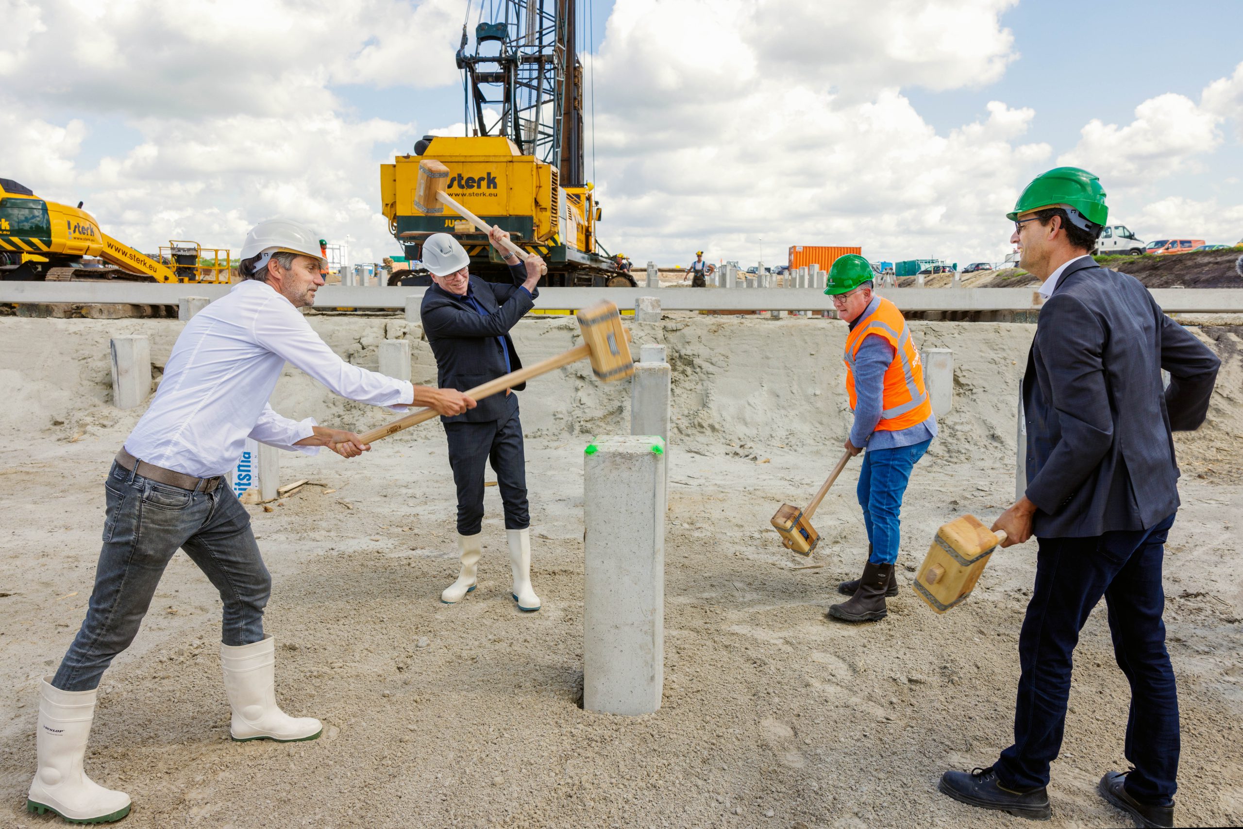 Start aanleg onderdoorgang Middelberterweg naar Meerstad