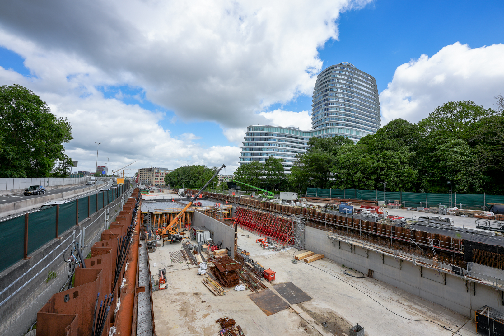 Tunnel-in-wording onder Zuidelijke ringweg in Groningen : de eerste beelden