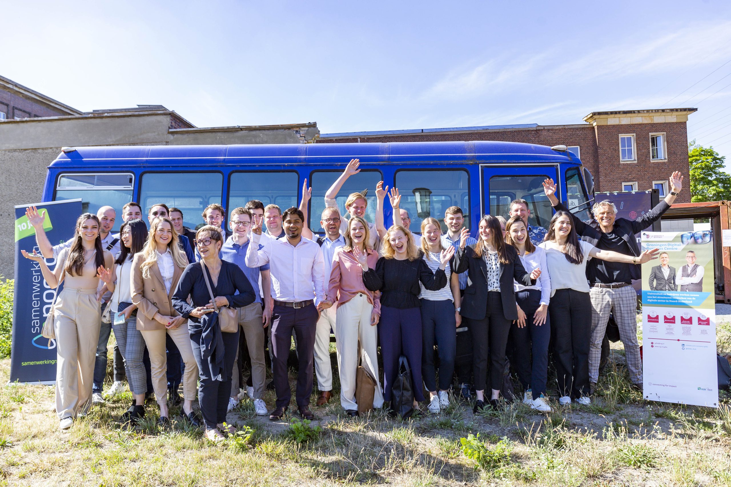 Groningse studenten doen inspiratie op bij belangrijk digitaliserings-evenement Hub.Berlin