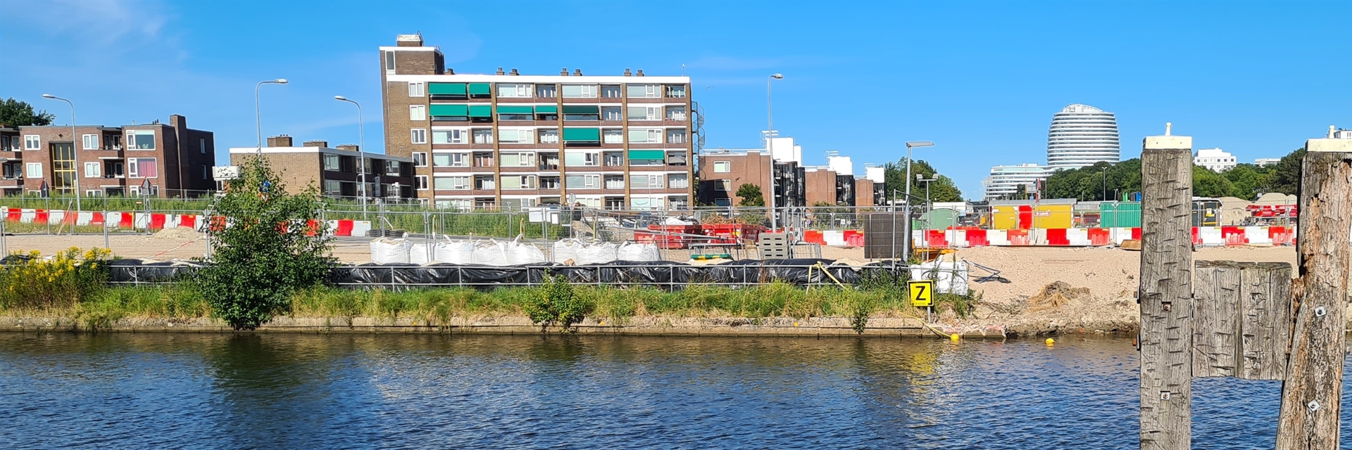 Drie weken lang damwanden intrillen langs Noord-Willemskanaal