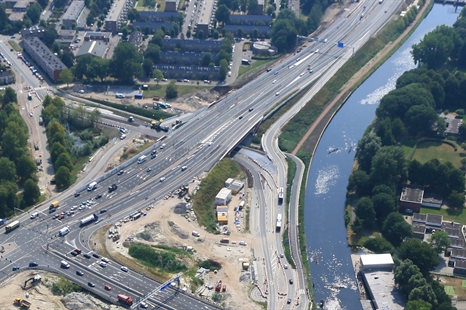 Nieuwe oprit Brailleweg richting ringweg maandag open