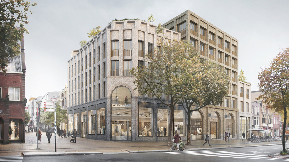 Plannen voor verbouw C&A-pand, inclusief woningen en fietsenkelder