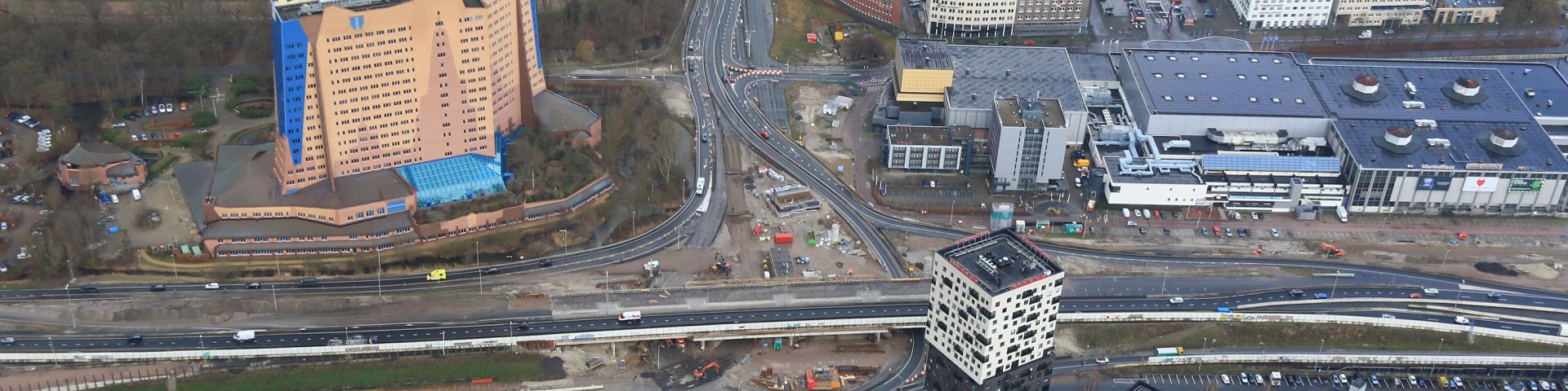 Verkeershinder op Vrijheidsplein en Ring West in Groningen