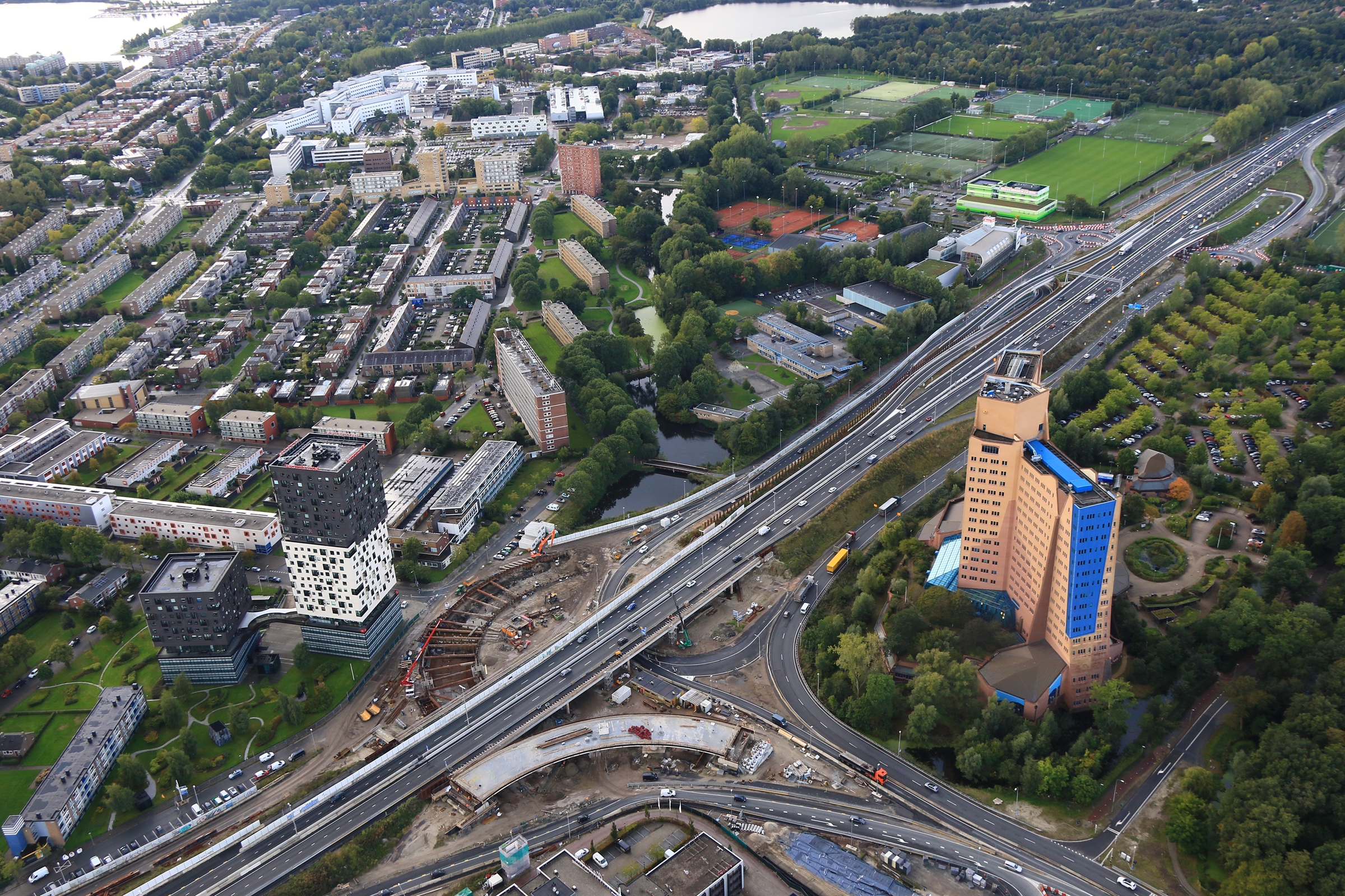 Nieuwe luchtfoto's Ring Zuid