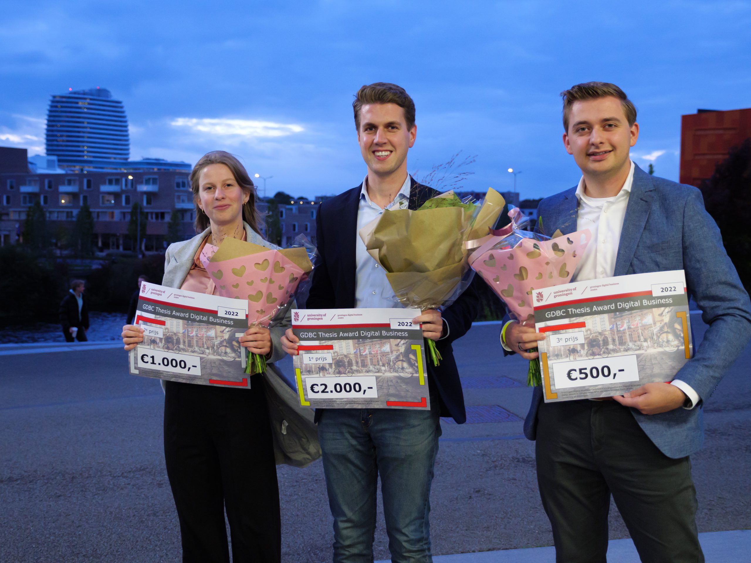 Groningse studenten in de prijzen met scriptie over digitaal ondernemen