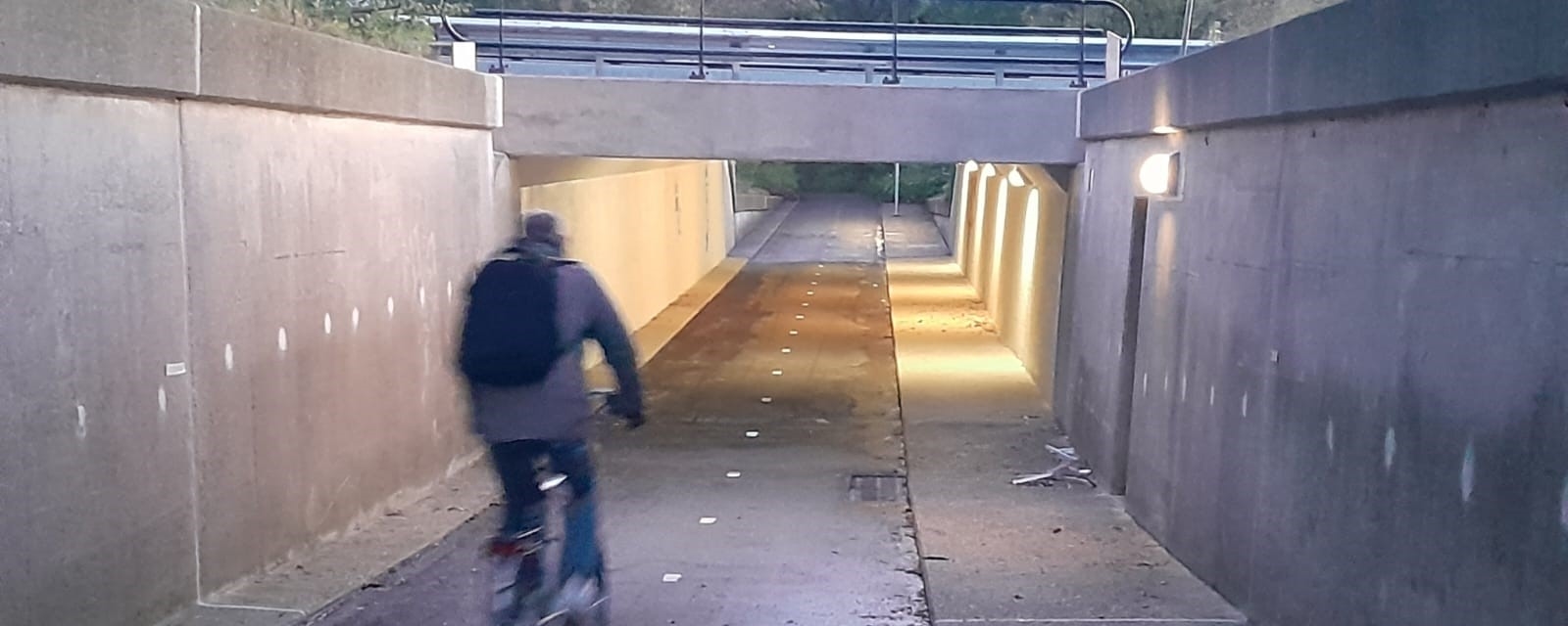 Piccardthoftunnel weer open voor fietsers en voetgangers