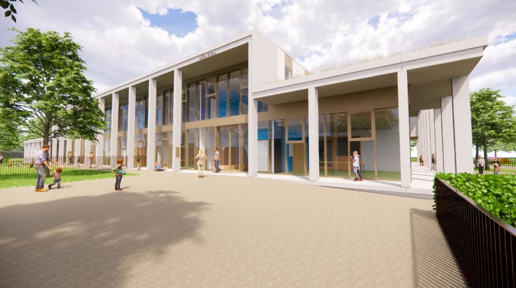 Meerstad: nieuwbouw basisschool en kinderopvang start -  "Groenewei"