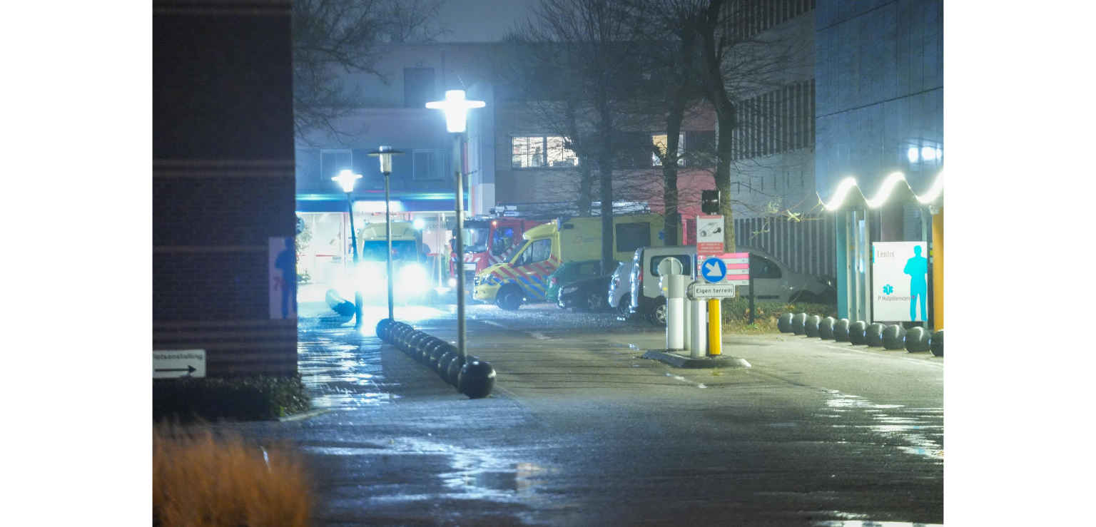 Brand bij Lentis aan Hereweg in Groningen