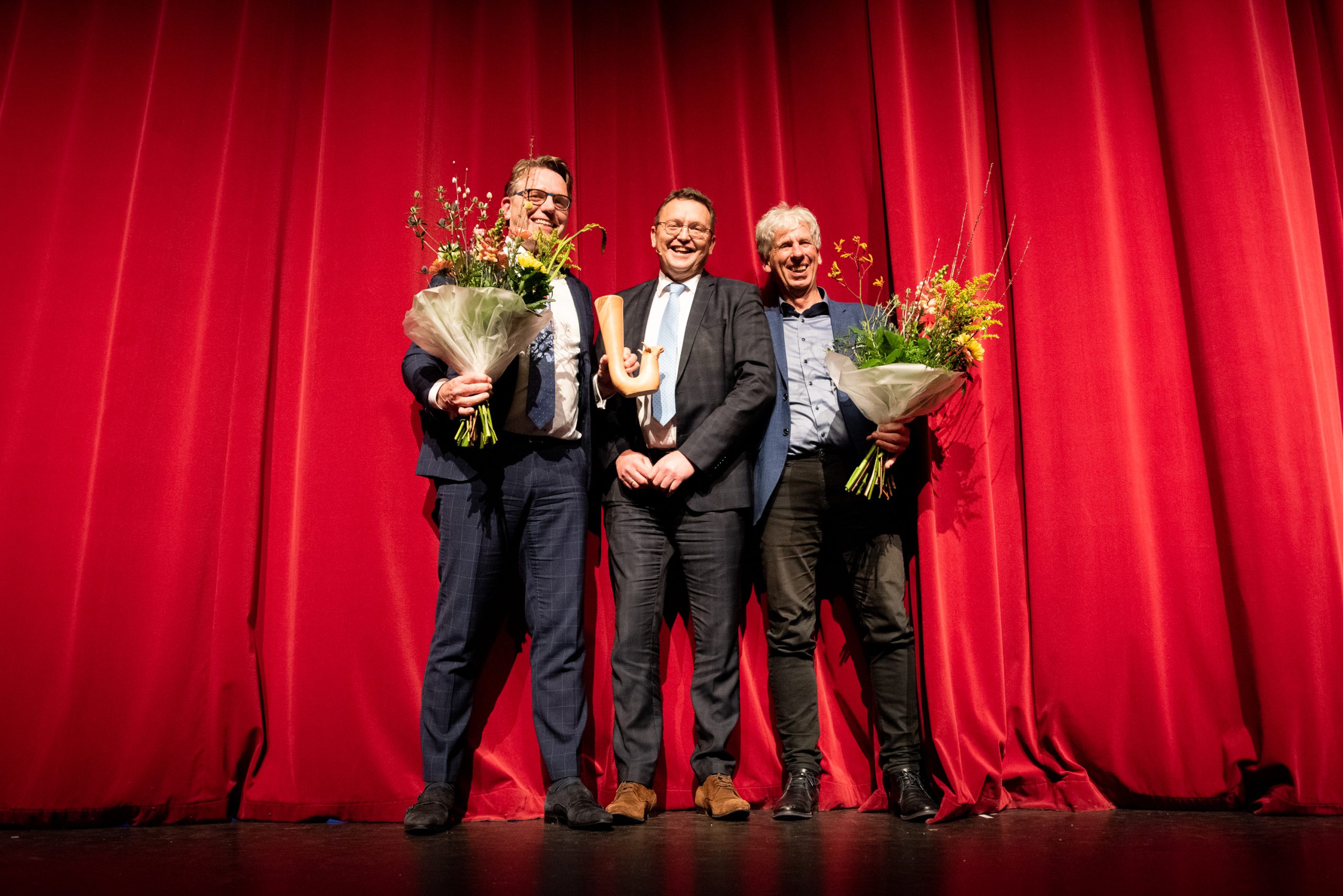 Langmanprijs voor wegbereiders LNG-terminal in Eemshaven - uitreiking in Martiniplaza