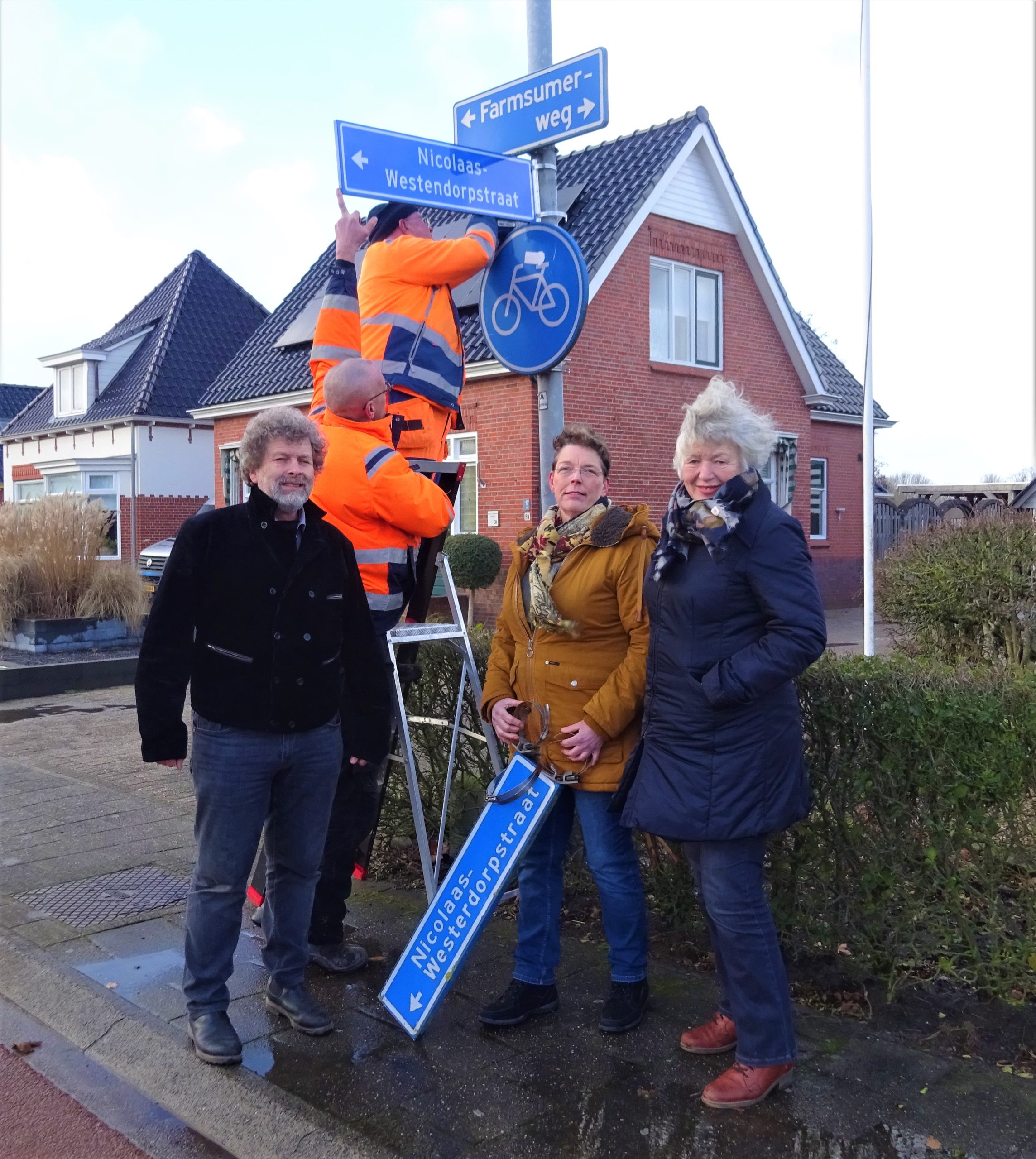 Oeps: dikke fout in straatnaambord in Appingedam