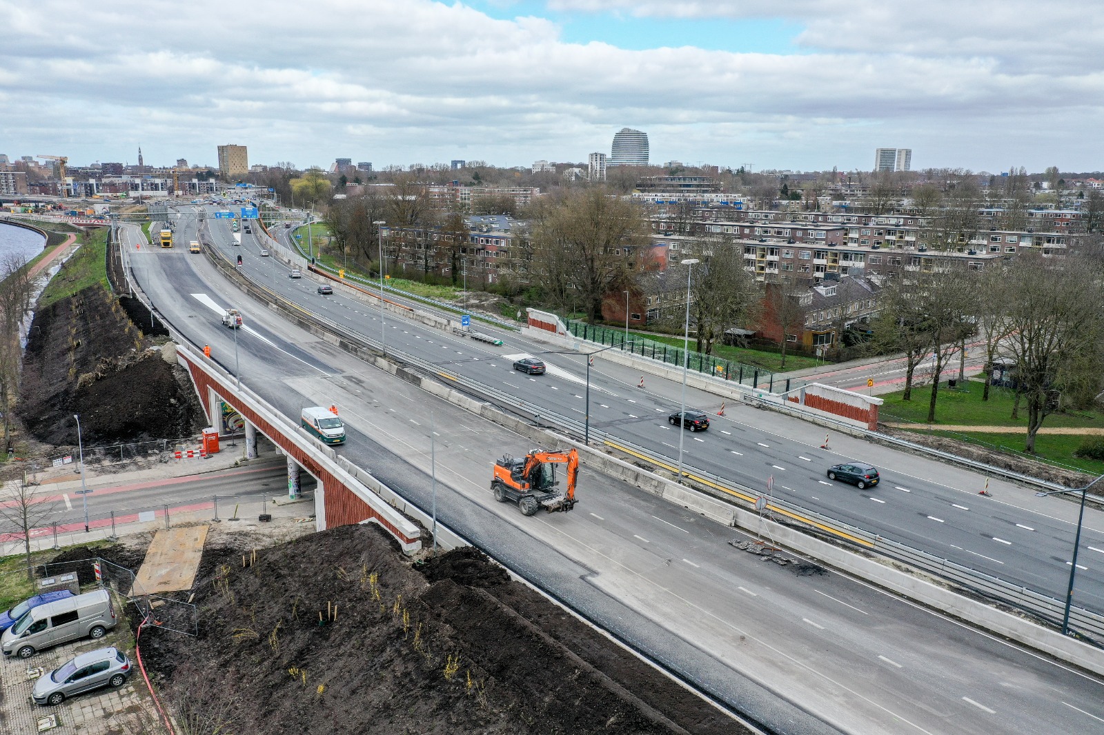 A28 richting Assen weer open, nog één weekend werkzaamheden te gaan