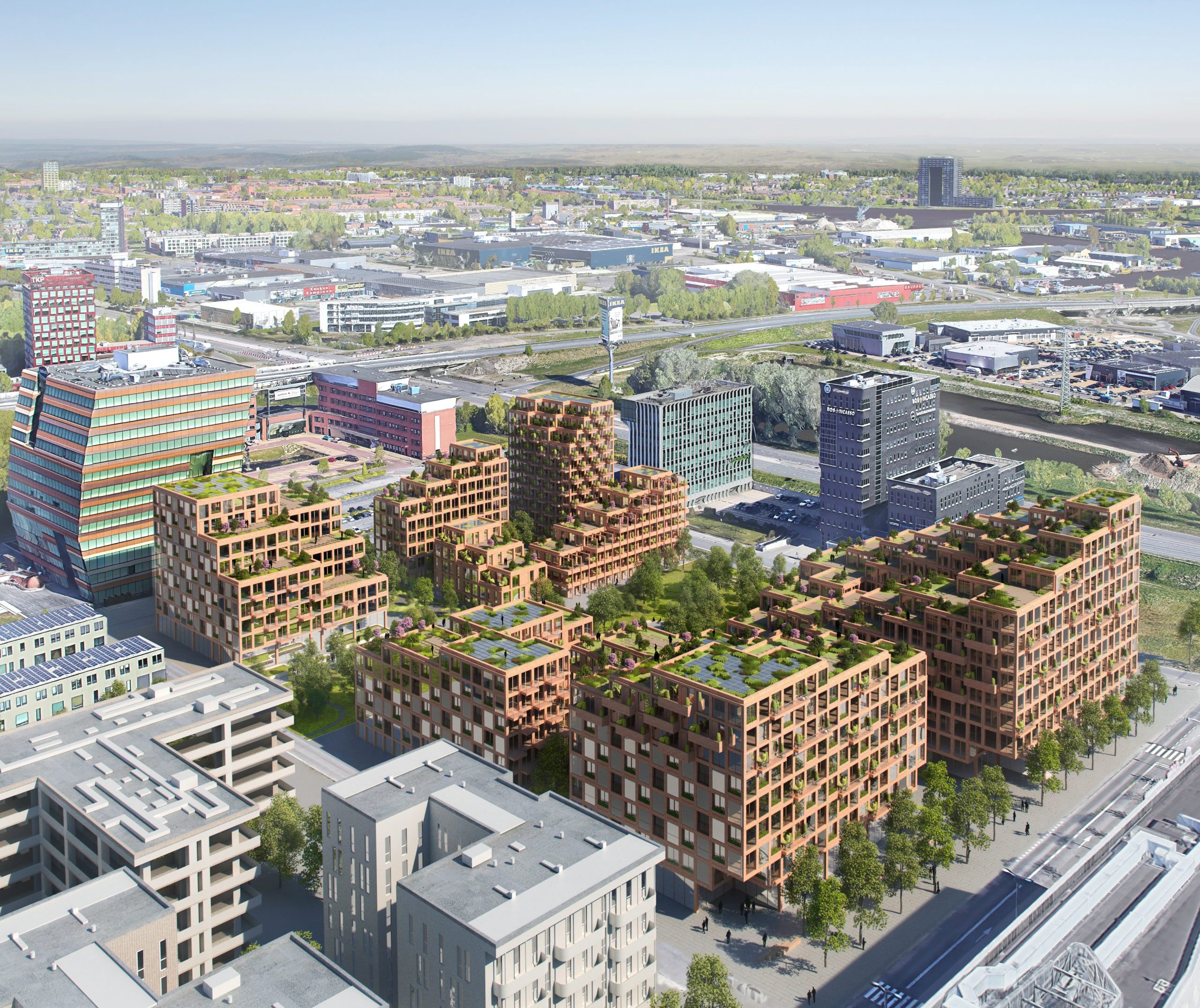 Impressie toekomstige wijk Vief Kwartier | EFFEKT