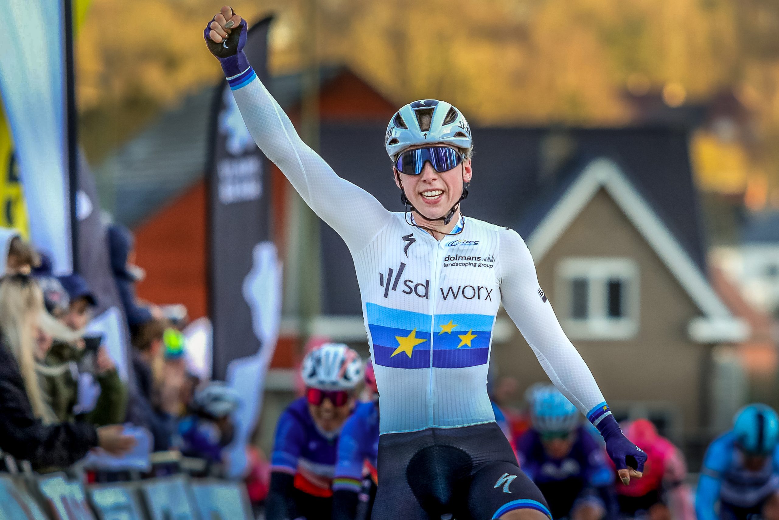 TIELT-WINGENE (BEL): CYCLING: FEBRUARY 26
Lorena Wiebes has won the Craywinkelhof Omloop van het Hageland.
Her team SD Worx called a few escapees to order - including Floortje Mackaij - after which the European champion finished it off. Last year's winner Marta Bastianelli came second.