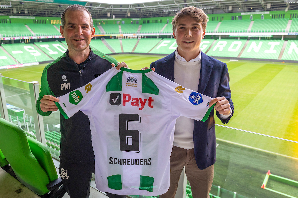 Jorg Schreuders tekende in 2022 zijn eerste contract