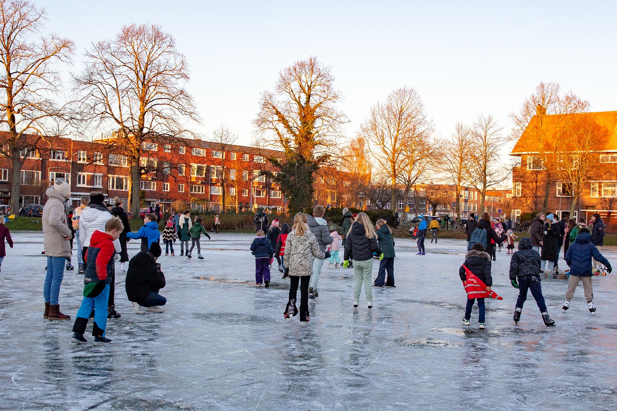 Foto: Bernoulliplein december 2022, gemeente Groningen