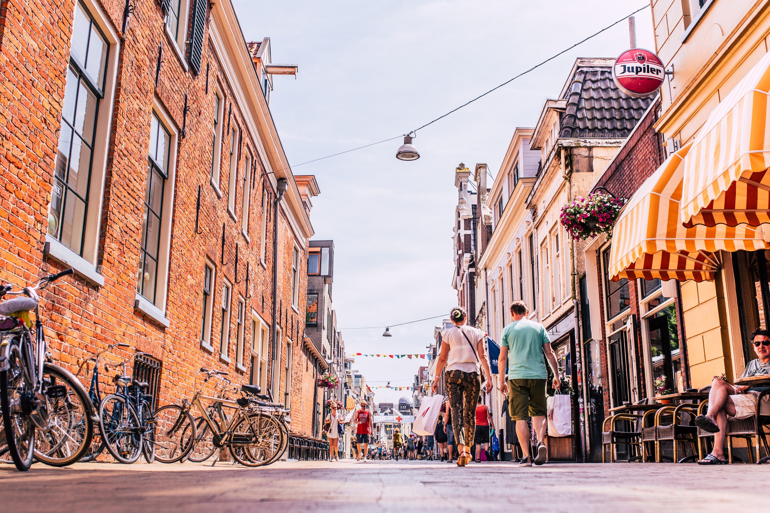 Folkingestraat, een van de straten middenin het gebied van de stroomstoring Foto | Stella Dekker