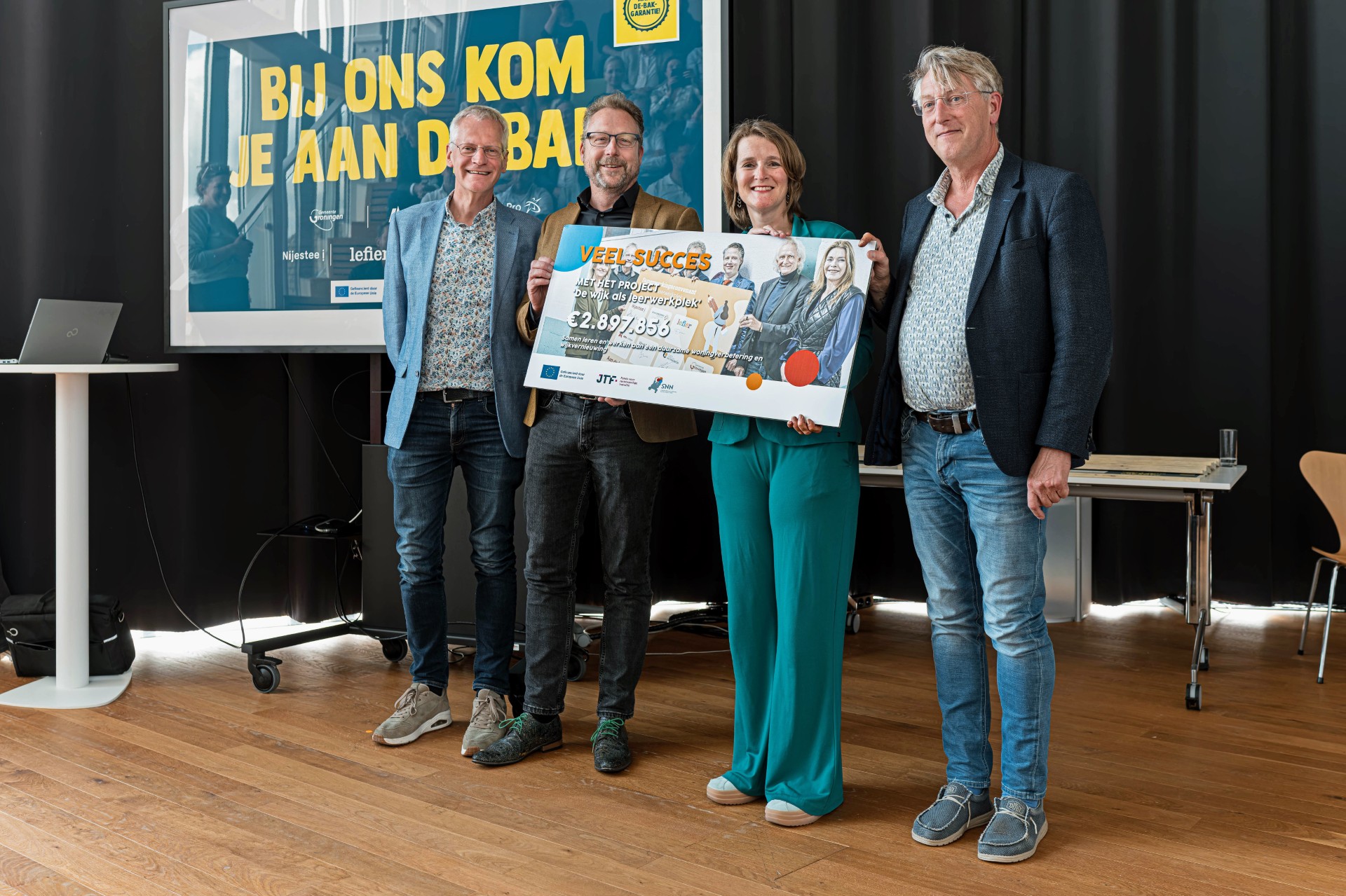 Directeuren van WerkPro, Alfa-college en Werk & Participatie van de gemeente