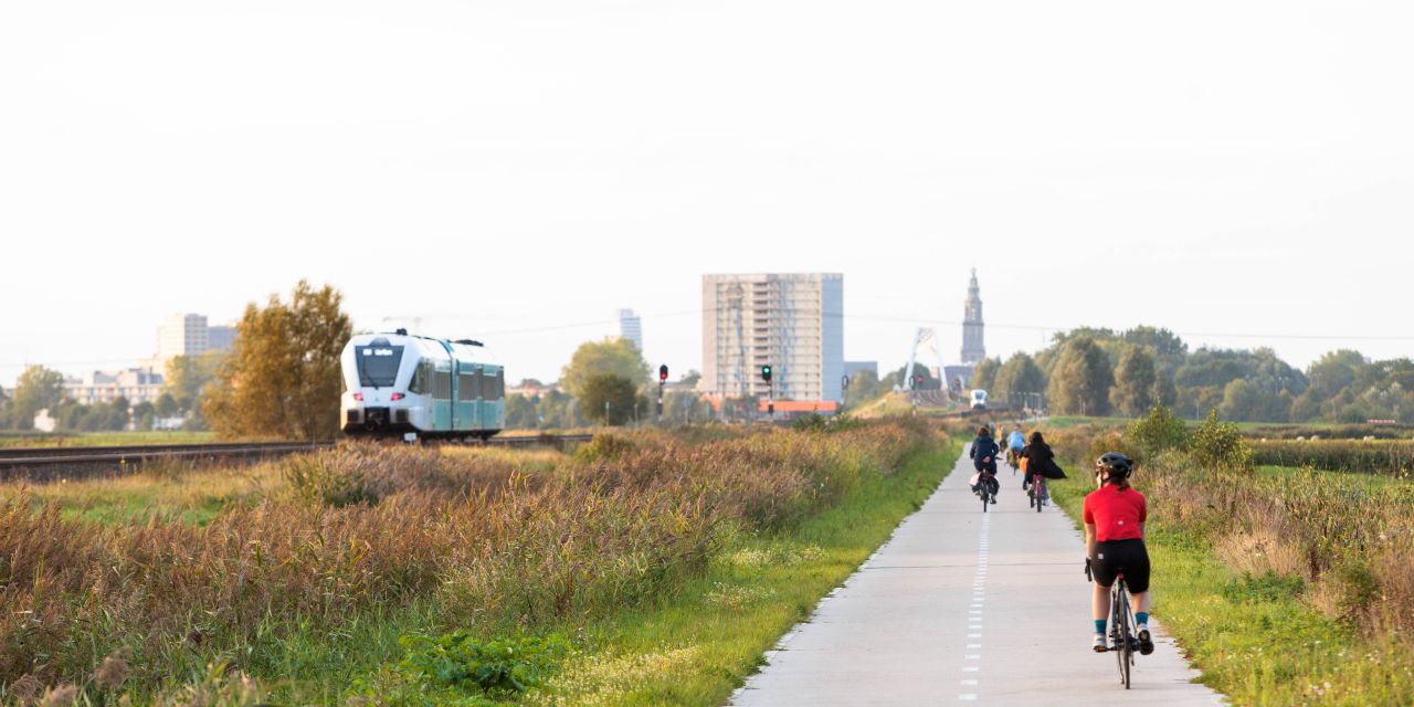 Foto ter illustratie, Doorfietsroute Groningen-Winsum Foto | Jan Buwalda