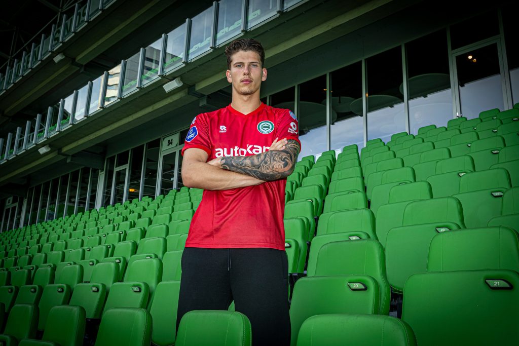 Lovro Stubljar in de Euroborg (foto FC Groningen)