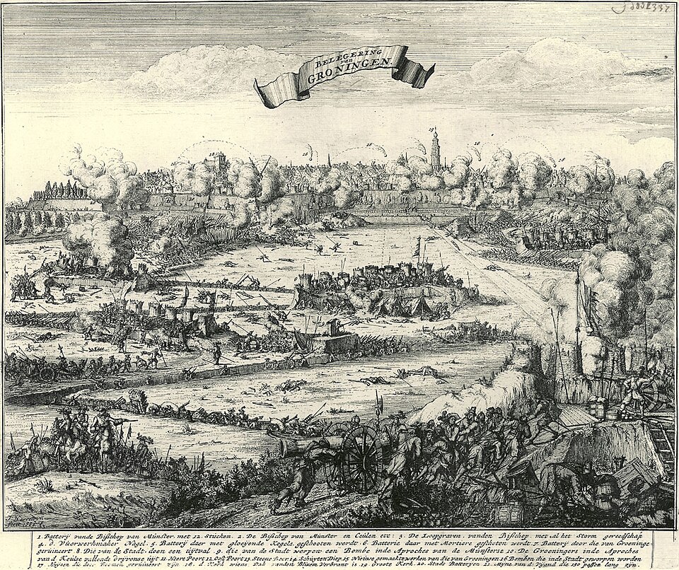 Gronings Ontzet van Bernhard von Galen (1672)