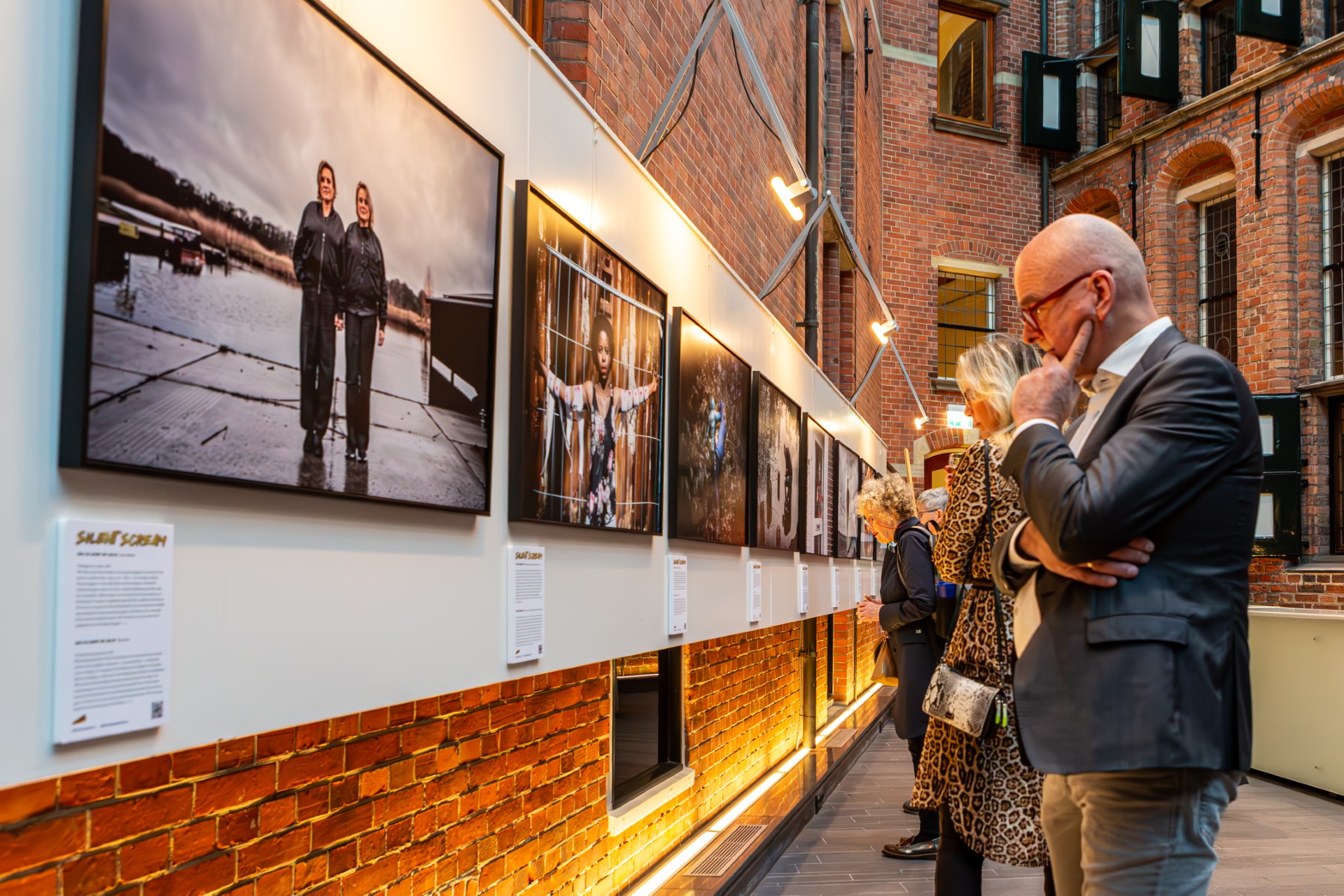 Eerdere expositie van SIlent Scream in het provinciehuis Foto | Peter Paul Lucker