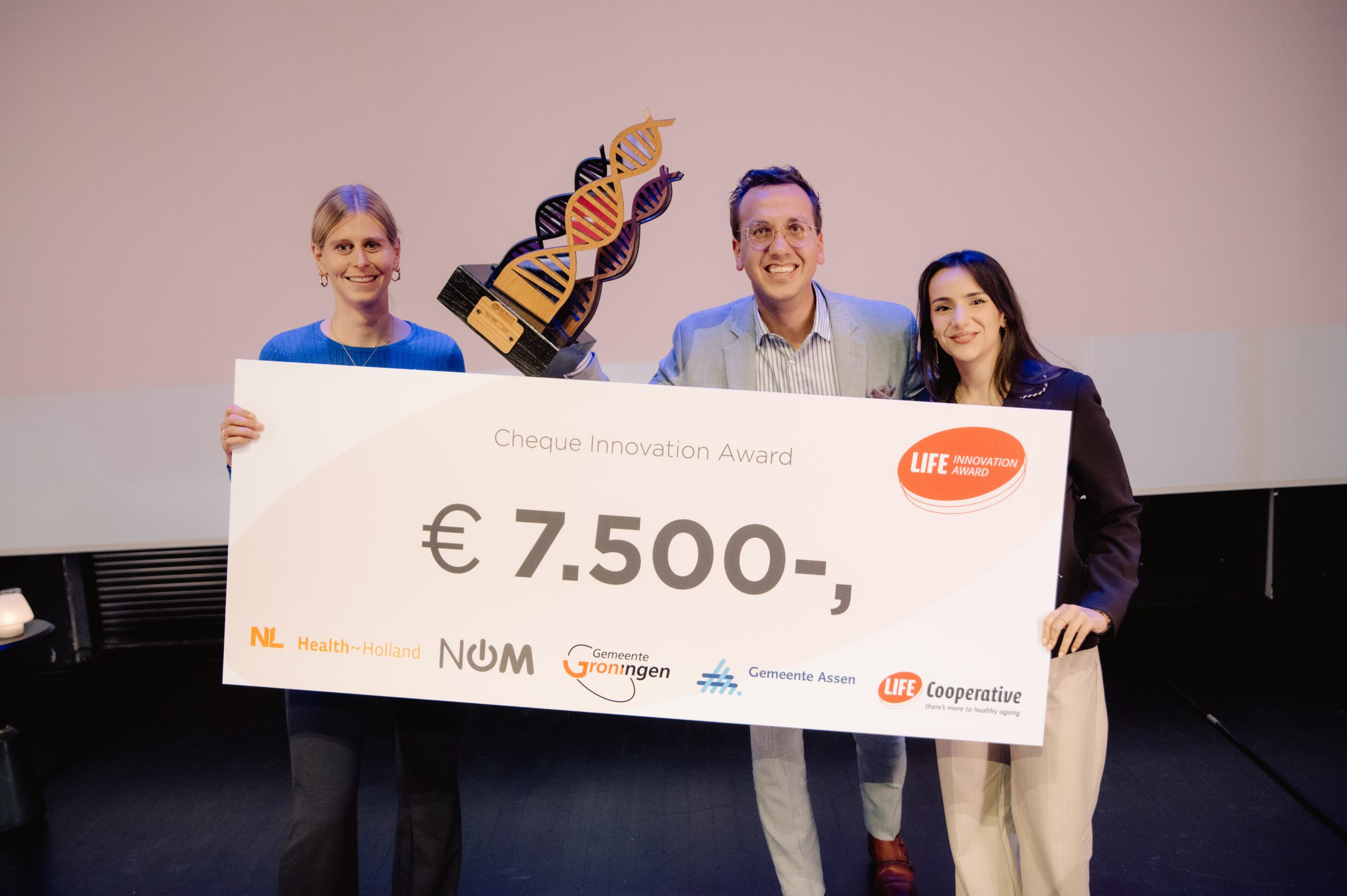 Winnaar CC Diagnostics ontvangt de Innovation Award