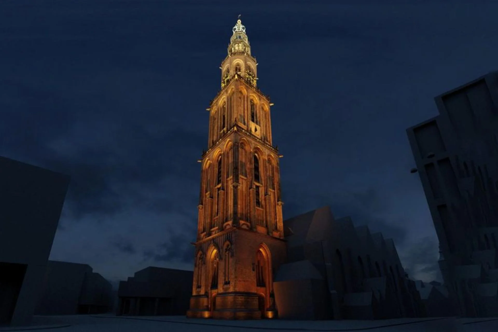 Lichtontwerp Martinitoren | Studio DL