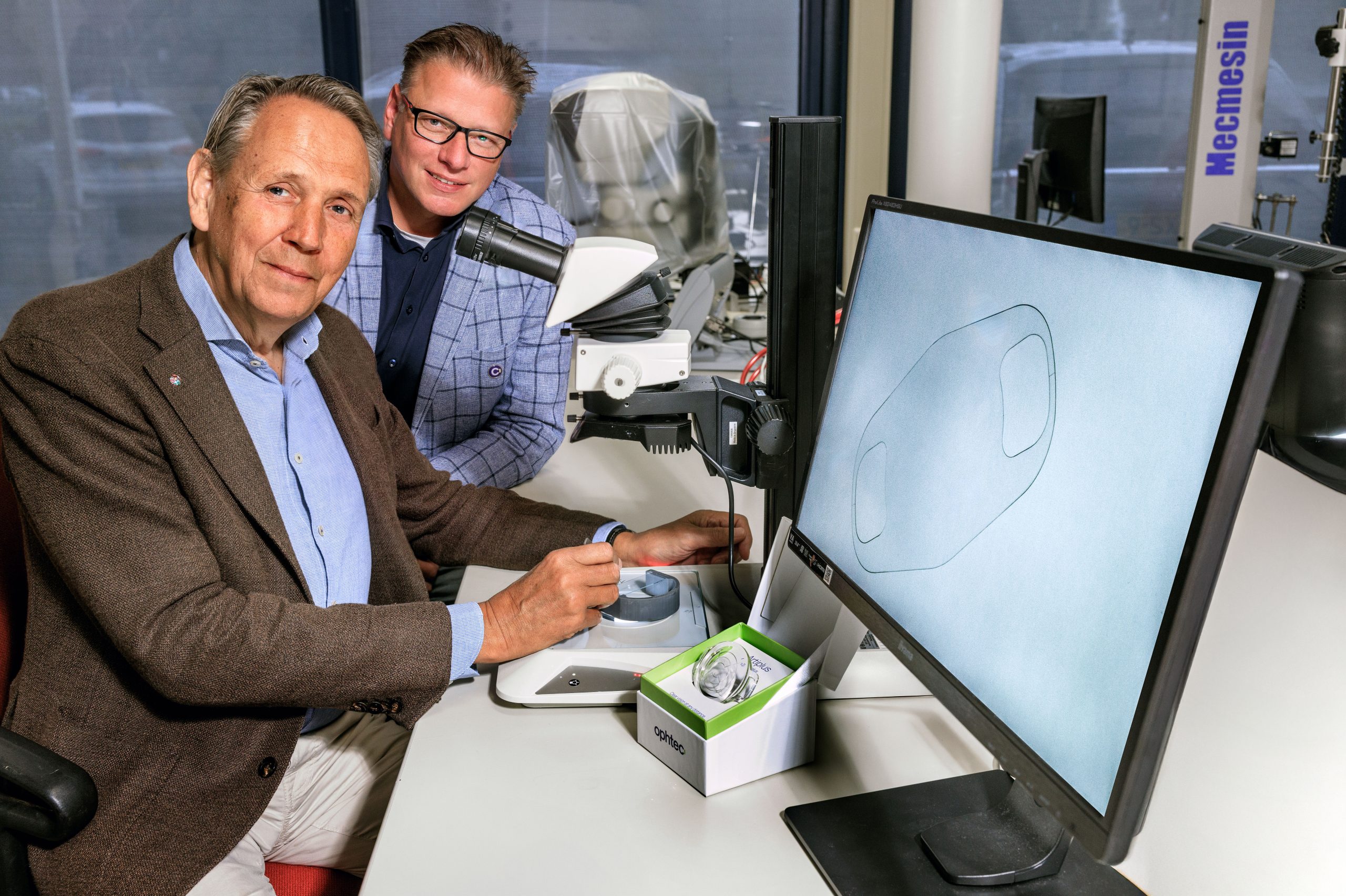 Erik Jan Worst en Remko Bos van Opthec Foto | Jan Buwalda