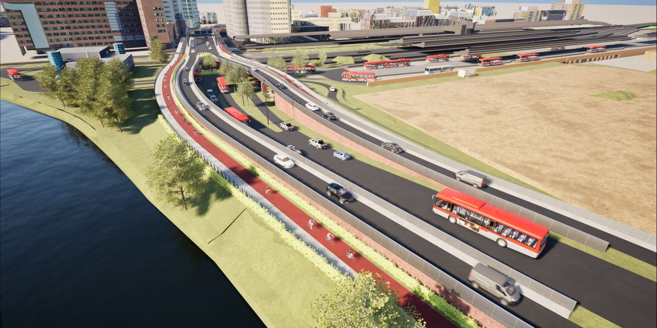 Impressie Emmaviaduct