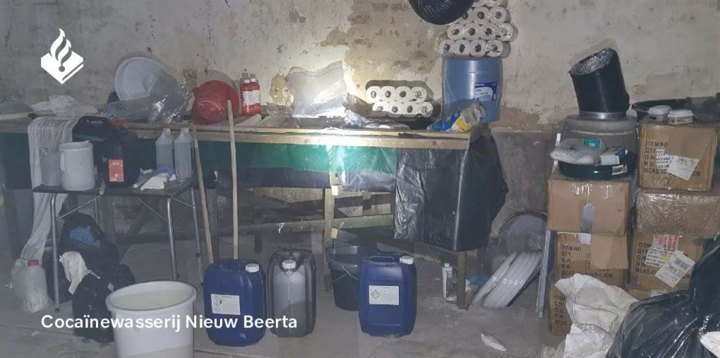 Cocaïnewasserij Nieuw-Beerta Foto | Politie