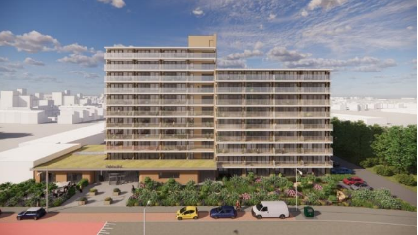 Impressie vernieuwde Zuiderflat