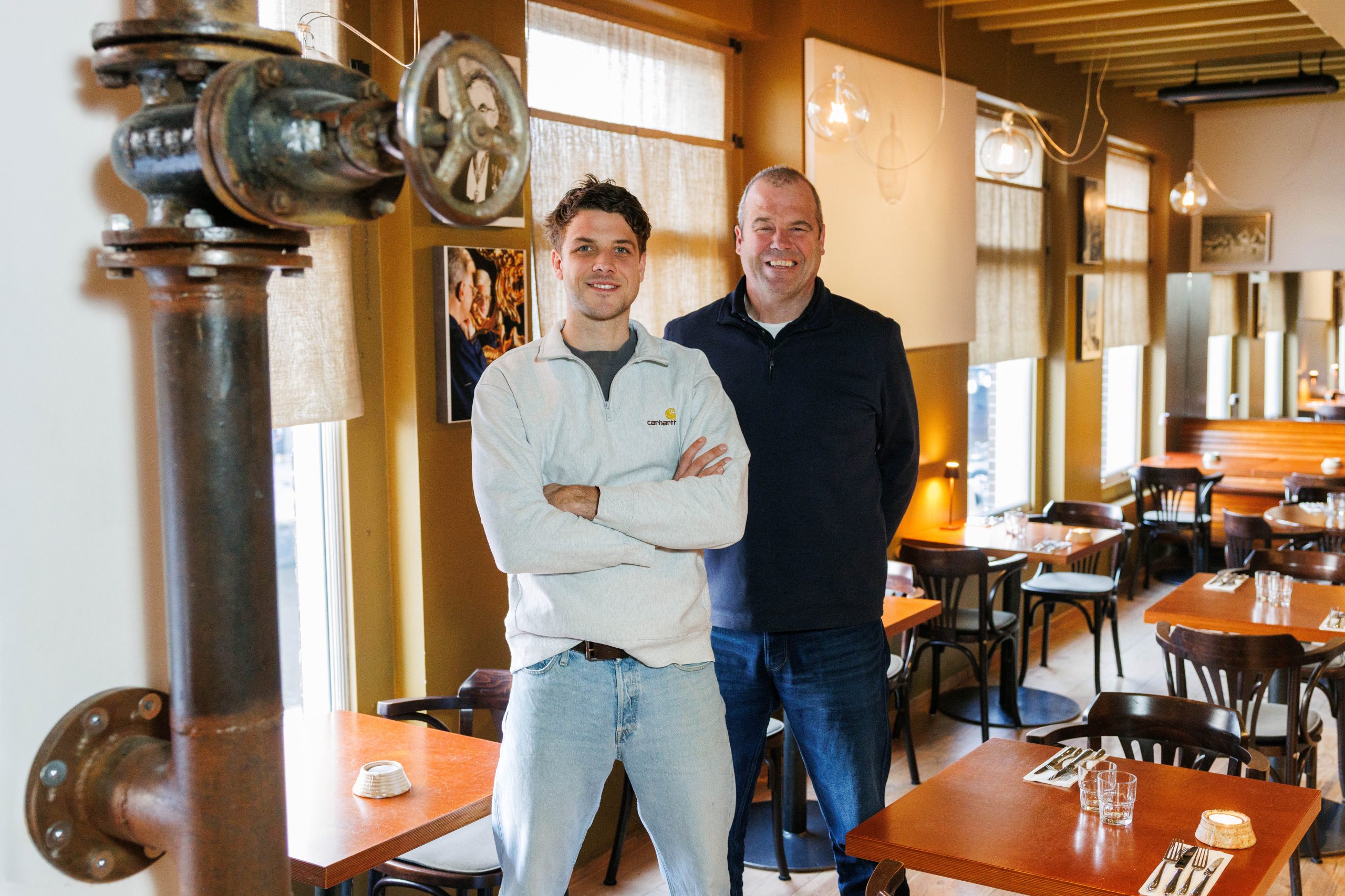 Links Daan van Aalderen rechts JanBas van Aalderen Foto | Jan Buwalda