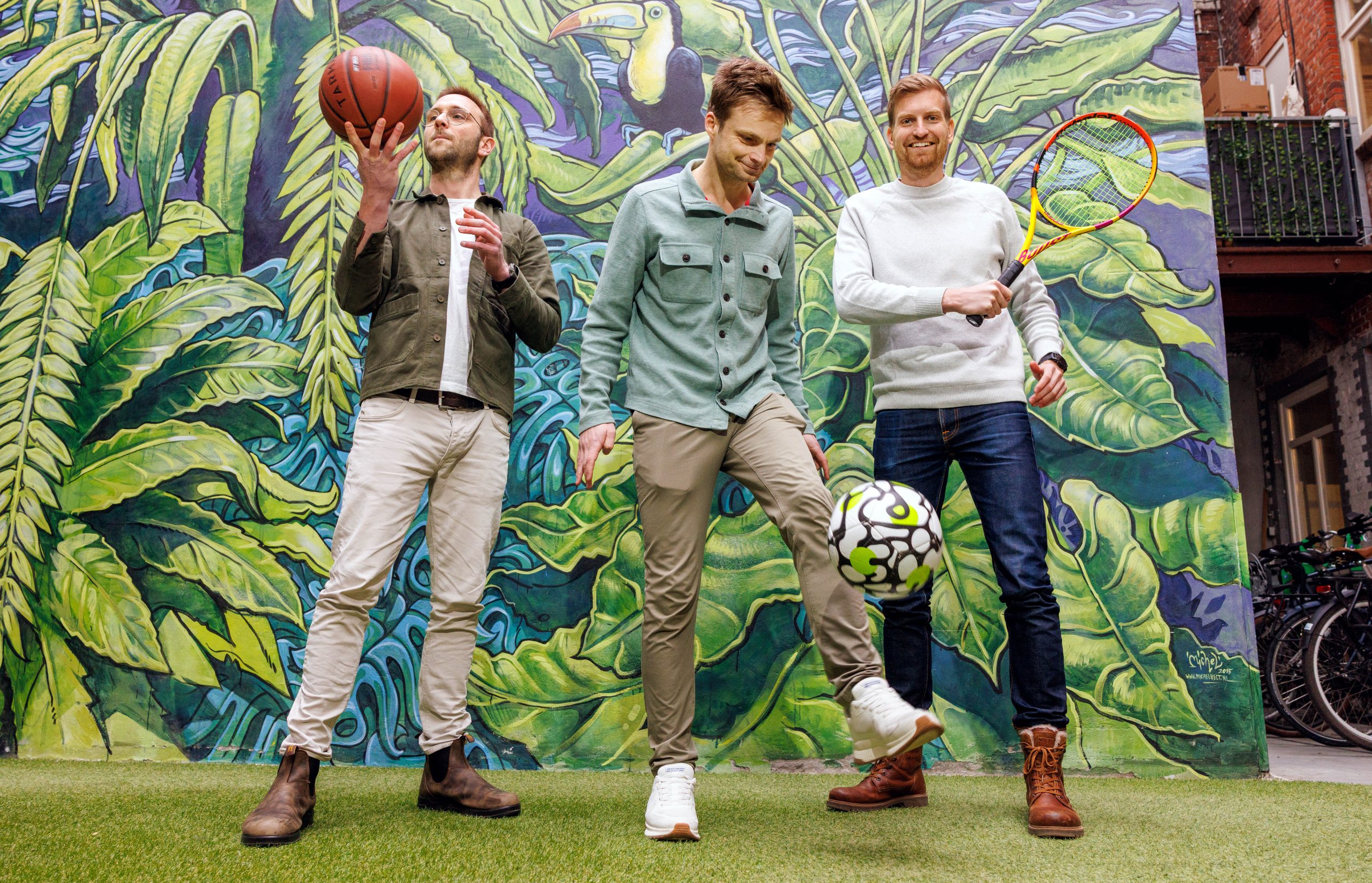 Vlnr: Martijn Coevert, Wander Evers en Jos Herbrink Foto | Jan Buwalda