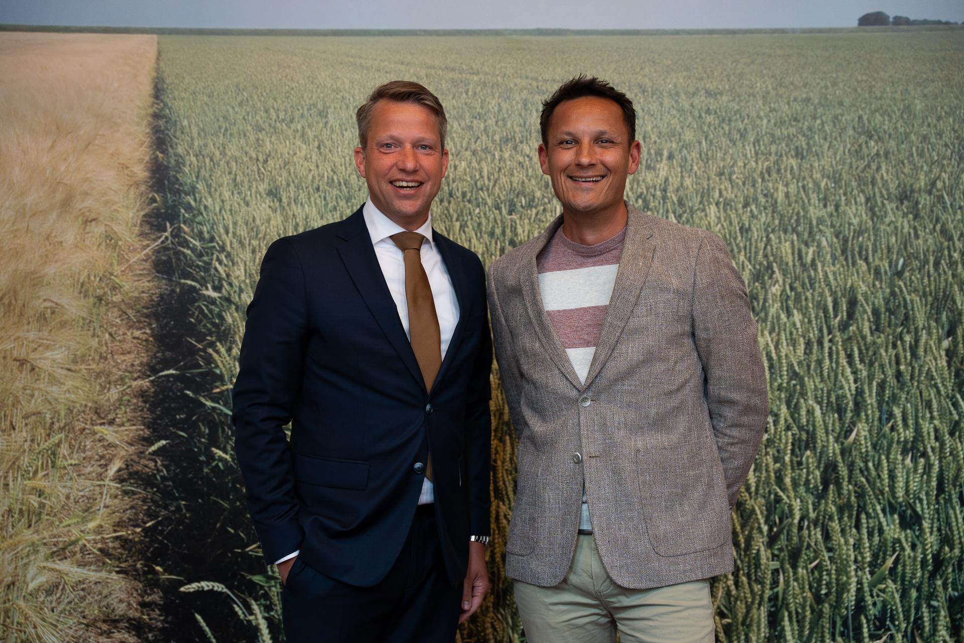 Pascal Roemers en Herke van der Weij. Foto | Provincie Groningen