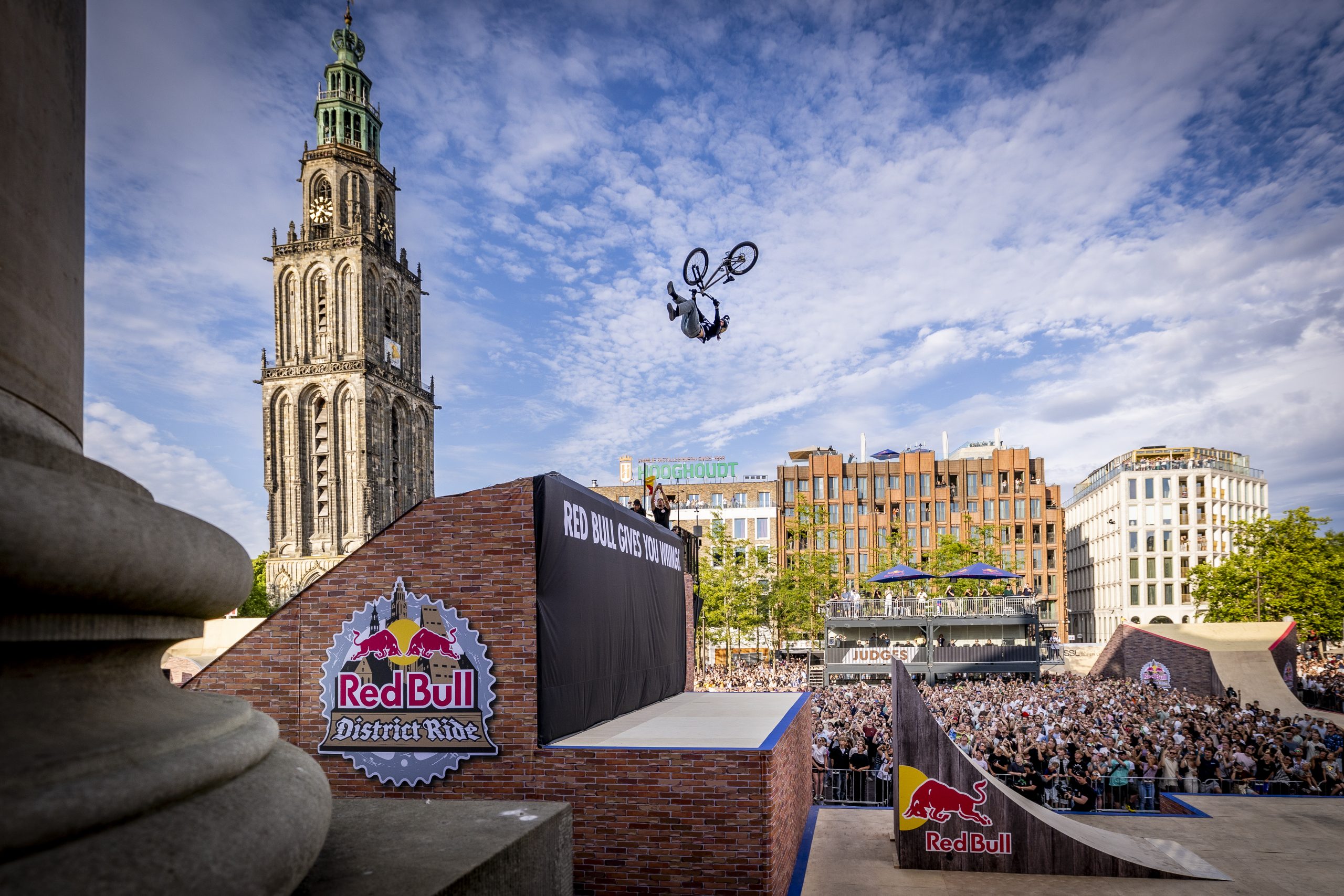 Winner Tim Bringer is seen during Red Bull District Ride 2026, Groningen, The Netherlands on July 25, 2026 // Marcel van Hoorn / Red Bull Content Pool // SI202607250389 // Usage for editorial use only //